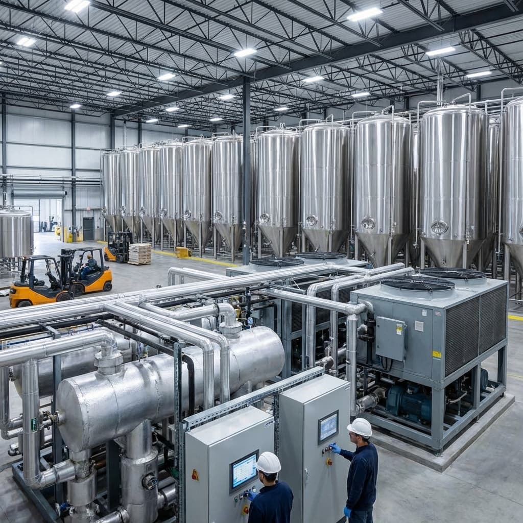 Hệ thống làm lạnh nhà máy bia Sabeco