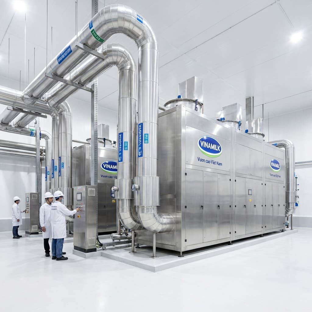 Hệ thống làm lạnh nhà máy Vinamilk Bình Dương - Ảnh 2